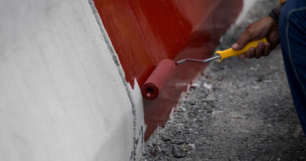 Exterior waterproofing paint