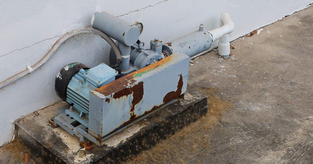 Steel sump pump