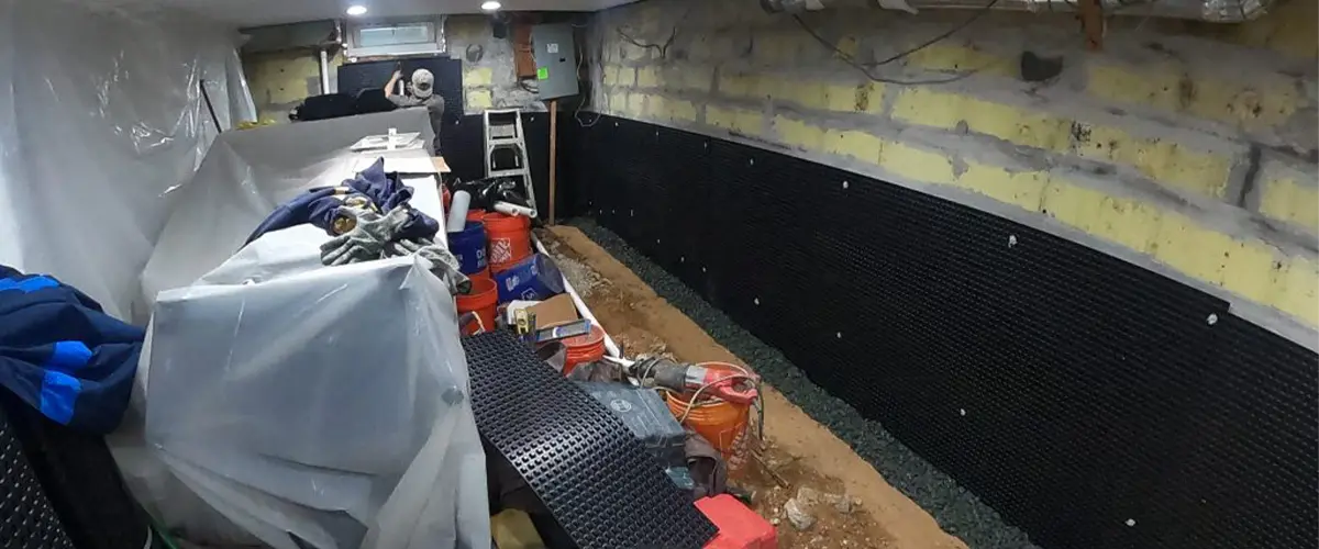 foundation repair and waterproofing a basement in Washington DC