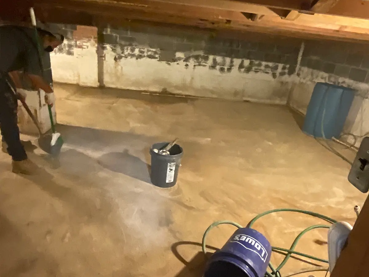 Waterproofing a basement in Lanham