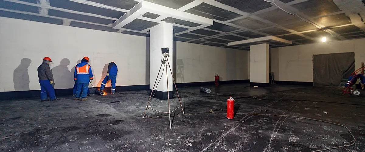 Epoxy basement sealing